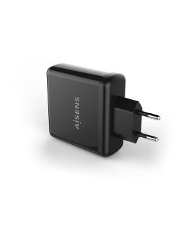 AISENS Cargador PD3.0 QC3.0 1 Puerto 1xUSB-C 60W, Negro