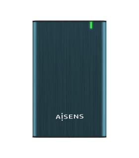 AISENS Caja Externa 2.5" ASE-2525PB 9.5 mm SATA A USB 3.0 USB 3.1 Gen1, Azul Pacifico