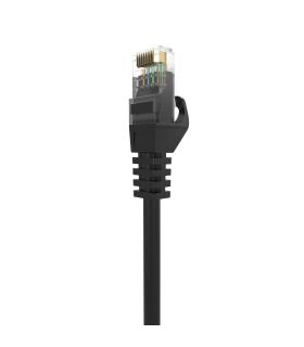 AISENS Cable de Red Latiguillo RJ45 LSZH Cat.6A 500 Mhz UTP AWG24, Negro, 0.5M