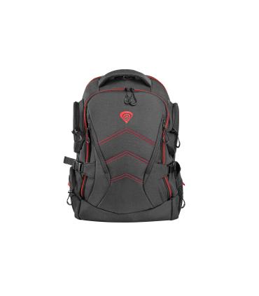 GENESIS Pallad 550 43,9 cm (17.3") Mochila Negro, Rojo