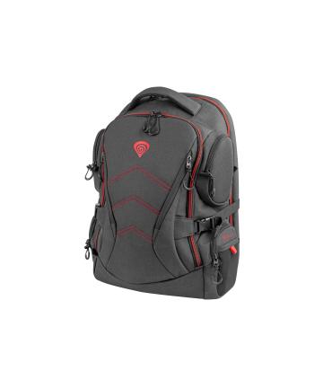 GENESIS Pallad 550 43,9 cm (17.3") Mochila Negro, Rojo