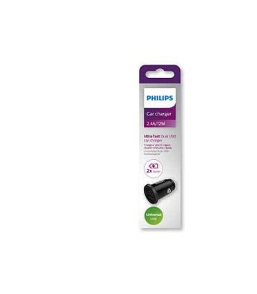 Philips DLP2510 00 cargador de dispositivo móvil Universal Negro Encendedor de cigarrillos Auto