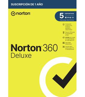 Norton 360 Deluxe Seguridad de antivirus Base Español 1 licencia(s) 1 año(s)