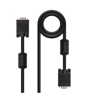 Nanocable CABLE SVGA CON FERRITA, HDB15 M-HDB15 M, 15 M