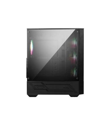 MSI MAG FORGE 112R carcasa de ordenador Midi Tower Negro, Transparente