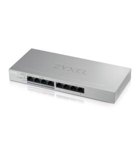 Zyxel GS1200-8HP v2 Gestionado Gigabit Ethernet (10 100 1000) Energía sobre Ethernet (PoE) Gris