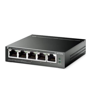 TP-Link TL-SG105PE switch Gestionado L2 Gigabit Ethernet (10 100 1000) Energía sobre Ethernet (PoE) Negro