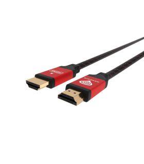 GENESIS NKA-0787 cable HDMI 3 m HDMI tipo A (Estándar) Negro, Rojo