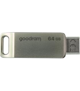 Goodram ODA3 unidad flash USB 64 GB USB Type-A   USB Type-C 3.2 Gen 1 (3.1 Gen 1) Plata