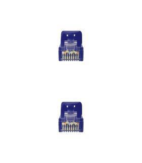 Nanocable Cable de red latiguillo RJ45 LSZH Cat.6A UTP AWG24, Azul, 2.0m