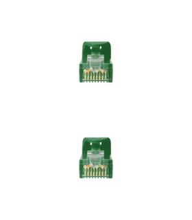 Nanocable Cable de red latiguillo RJ45 LSZH Cat.6A UTP AWG24, Verde, 2.0m