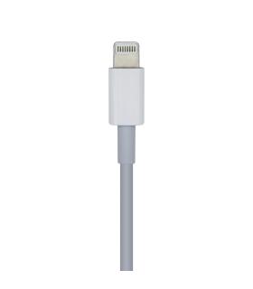 AISENS Cable USB 2.0 USB-С A Lightning PD 2A, Lightning M-USB-С M, Blanco, 2.0m