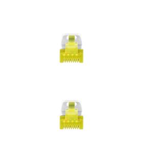 Nanocable Cable de red latiguillo RJ45 LSZH Cat.6A SFTP AWG26, Blanco, 1.0 m