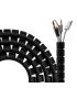 AISENS Organizador De Cable En Espiral 25mm, Negro, 2.0 m