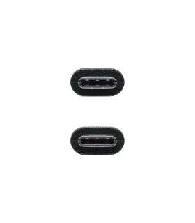 Nanocable USB 2.0, 1m cable USB USB C Negro