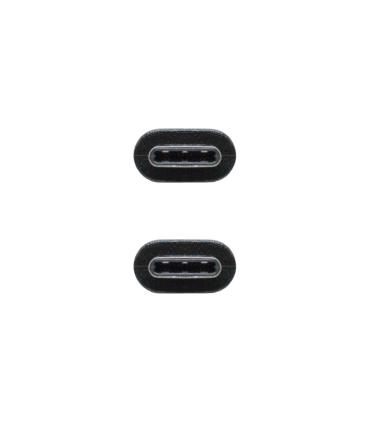 Nanocable USB 2.0, 1m cable USB USB C Negro