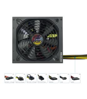 TooQ TQAPOLO-650SP unidad de fuente de alimentación 650 W 20+4 pin ATX ATX Negro