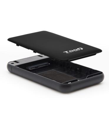 TooQ Caja externa para discos duros 2.5" SATA I II III a USB 3.1 Gen1 con UASP