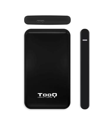 TooQ Caja externa para discos duros 2.5" SATA I II III a USB 3.1 Gen1 con UASP