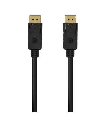 AISENS Cable DISPLAYPORT V1.2 4K@60Hz, DP M-DP M, Negro,1.5M