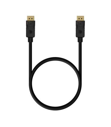 AISENS Cable DISPLAYPORT V1.2 4K@60Hz, DP M-DP M, Negro,1.5M