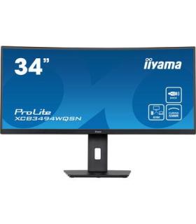 iiyama ProLite XCB3494WQSN-B5 LED display 86,4 cm (34") 3440 x 1440 Pixeles UltraWide Quad HD Negro