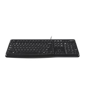 Logitech K120 Corded Keyboard teclado Universal USB QWERTY Español Negro