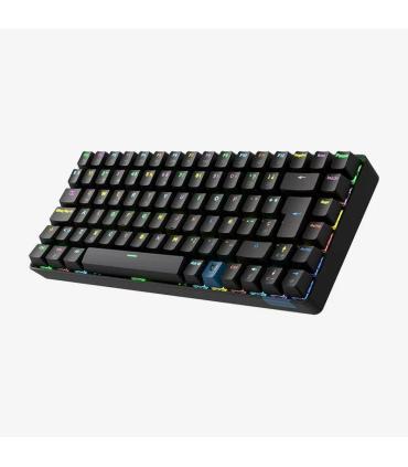 Hiditec GKE010006 teclado Juego USB + RF Wireless + Bluetooth QWERTY Español Negro