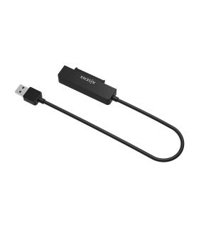 AISENS Adaptador SATA a USB-A USB3.0 USB3.1 Gen1 para Discos Duros 2.5″, Negro