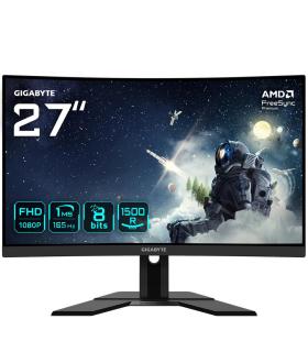 GIGABYTE G27FC A 27" Monitor de Juego Curvo FHD - 1920 x 1080, 1500R, 165Hz, 1ms, 250 cd m², FreeSync Premium, HDMI 1.4,