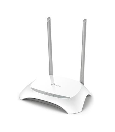 TP-Link TL-WR850N router inalámbrico Ethernet rápido Banda única (2,4 GHz) Gris, Blanco