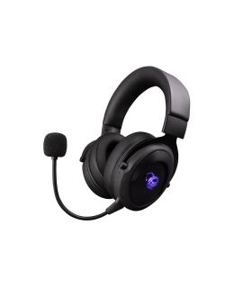 Deep Gaming RGB G01 PRO Auriculares Inalámbrico y alámbrico Diadema Juego USB Tipo C Negro