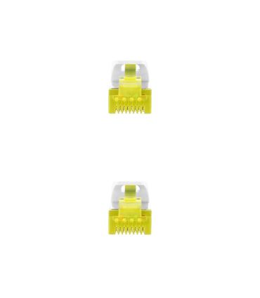 Nanocable Cable de red latiguillo RJ45 LSZH Cat.6A SFTP AWG26, Blanco, 2.0 m