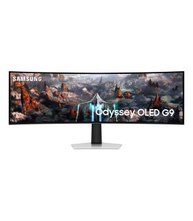 Samsung G93SC pantalla para PC 124,5 cm (49") 5120 x 1440 Pixeles Dual QHD OLED Plata