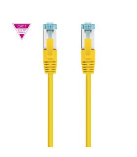 Nanocable Cable de Red Cat.7 600MHZ LSZH SFTP PIMF AWG26, Amarillo, 1 m