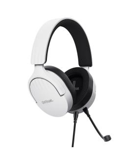 Trust GXT 489W FAYZO Auriculares Alámbrico Diadema Juego Negro, Blanco