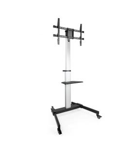 TooQ Hera Soporte de Suelo de Aluminio con Ruedas para Pantalla 37"-86"