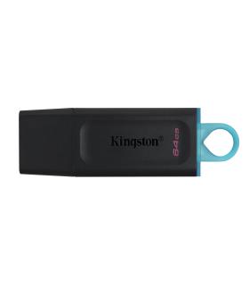 Kingston Technology DataTraveler Exodia unidad flash USB 64 GB USB tipo A 3.2 Gen 1 (3.1 Gen 1) Negro, Turquesa