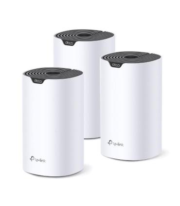 TP-Link Deco S7 (3-pack) Doble banda (2,4 GHz   5 GHz) Wi-Fi 5 (802.11ac) Blanco, Negro Interno