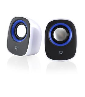 Ewent EW3513 altavoz De 1 vía Negro, Azul, Blanco Alámbrico 5 W