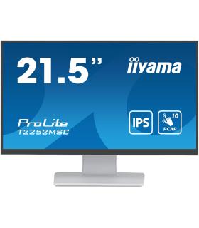 iiyama ProLite pantalla para PC 54,6 cm (21.5") 1920 x 1080 Pixeles Full HD LCD Pantalla táctil Mesa Blanco