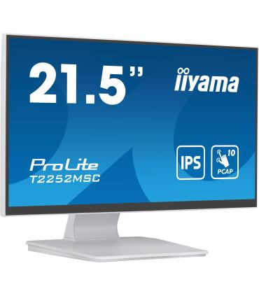 iiyama ProLite pantalla para PC 54,6 cm (21.5") 1920 x 1080 Pixeles Full HD LCD Pantalla táctil Mesa Blanco