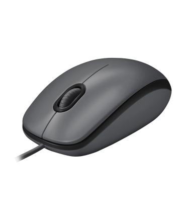 Logitech M100 ratón Oficina Ambidextro USB tipo A Óptico 1000 DPI