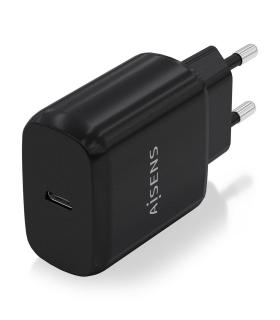 AISENS Cargador USB-C PD3.0 1 Puerto 1xUSB-C 25W, Negro