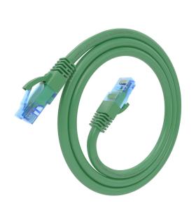 AISENS Cable De Red Latiguillo RJ45 Cat.6 UTP AWG26 CCA, Verde, 0.5 m