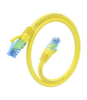 AISENS Cable De Red Latiguillo RJ45 Cat.6 UTP AWG26 CCA, Amarillo, 30 cm