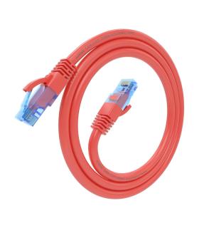 AISENS Cable De Red Latiguillo RJ45 Cat.6 UTP AWG26 CCA, Rojo, 0.5 m