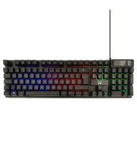 Ewent PL3319 teclado Juego USB QWERTY Portugués Negro