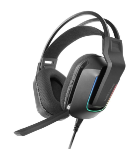 Auriculares Gaming con Micrfono Mars Gaming MH-Strike/ Jack 3.5/ USB/ Negros