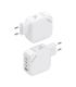 AISENS Cargador GaN 100W, 3xUSB-C PD3.0 QC4.0, 1xUSB-A QC3.0, Blanco